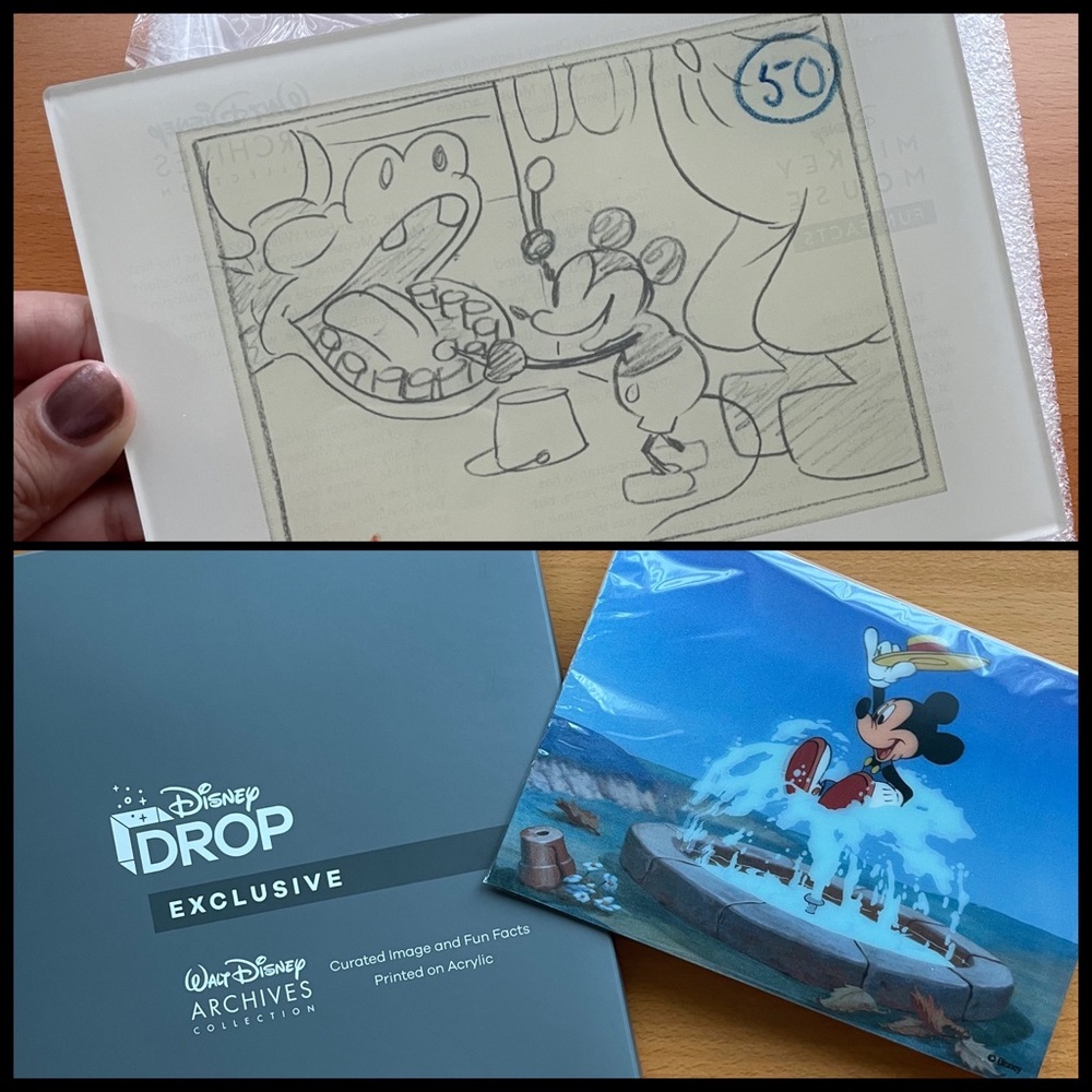 Disney Archives Acrylic Print & 3D Print, Disney Drop Exclusive